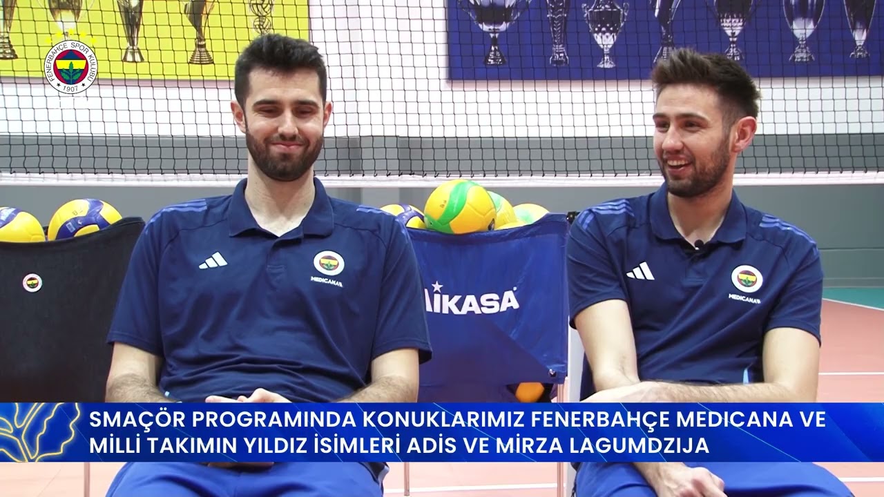 Fenerbahçe Medicana ve Milli Takımın Yıldız İsimleri Adis ve Mirza Lagumdzija ile Smaçör