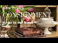 Consignment and pre-loved items home tour.