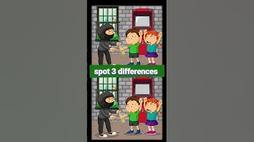 Challenge Yourself: Find 3 Differences in 10 Seconds!#shortsfeed
