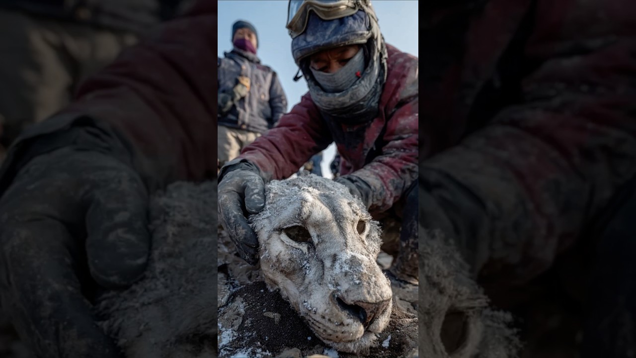 Prehistoric Lion Discovered Frozen Deep in Russian Permafrost