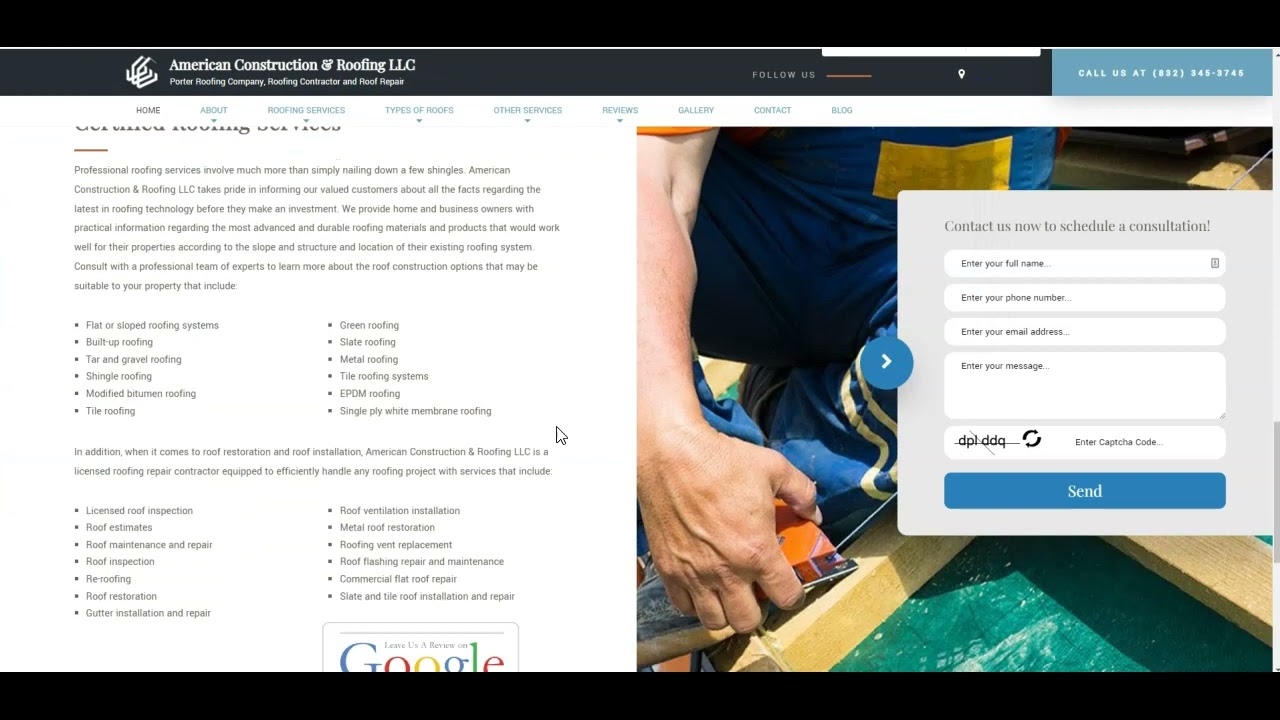 American Construction & Roofing - The Woodlands Roof Repair