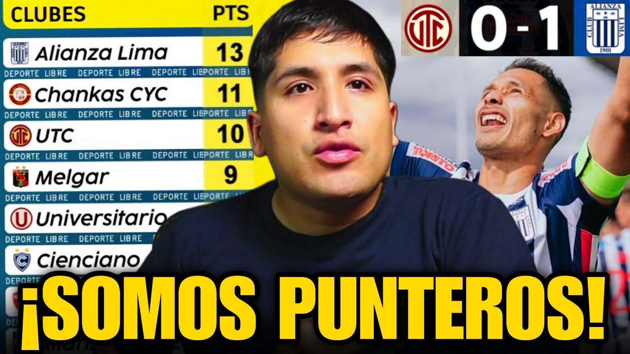 ALIANZA ESTÁ EN LA CIMA 🗣️🔥 LOS DELANTEROS NO ANOTAN.. 🧐 UTC 0-1 ALIANZA LIMA 🏆 FANODRIC OPINA