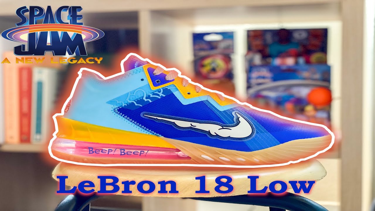 Unboxing Nike Lebron 18 Low Wile E. Coyote vs Roadrunner x Space Jam ...