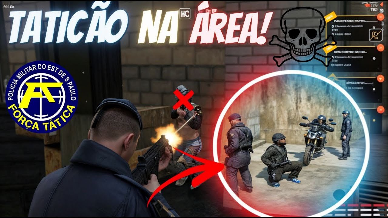 TENTOU CONTRA O TATICÃO SE DEU MAUZÃO GTA RP BRASIL CAPITAL 4K 60 FPS #gta #gtarp #gtav #bc