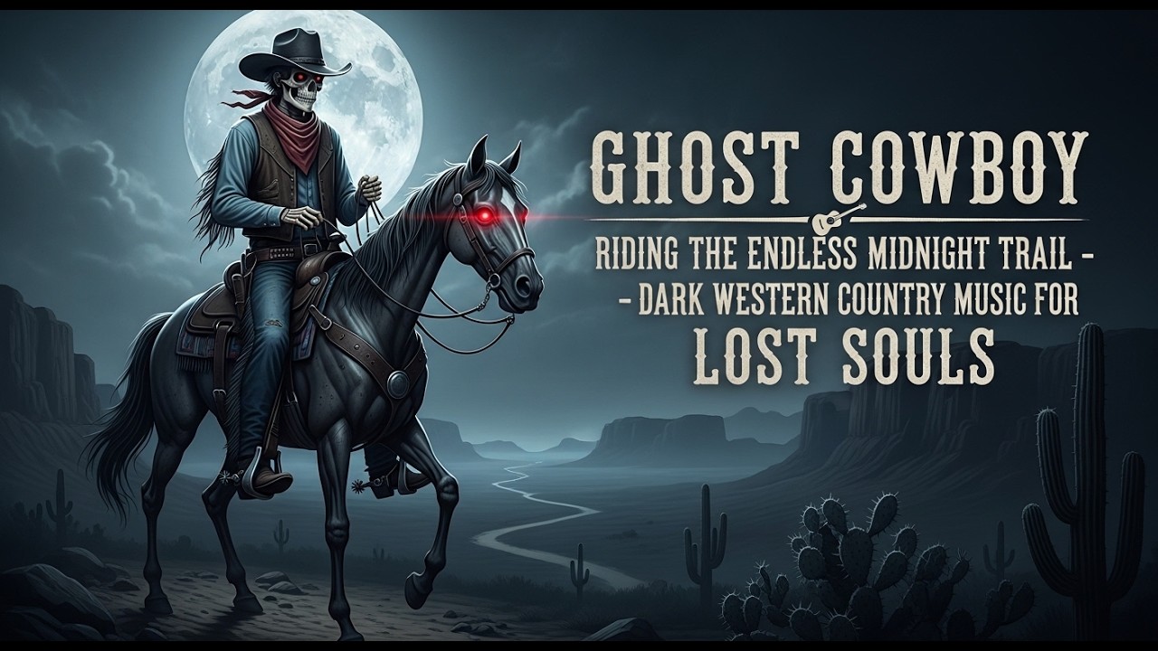 Ghost Cowboy Riding the Endless Midnight Trail – Dark Western Country Music for Lost Souls