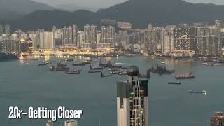 iPhone 17 Pro – Sunset – Zoom Test / Review — #hongkong Skyline