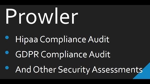 Pentesting AWS Day 4 - Run GDPR & HIPAA Audits using Prowler