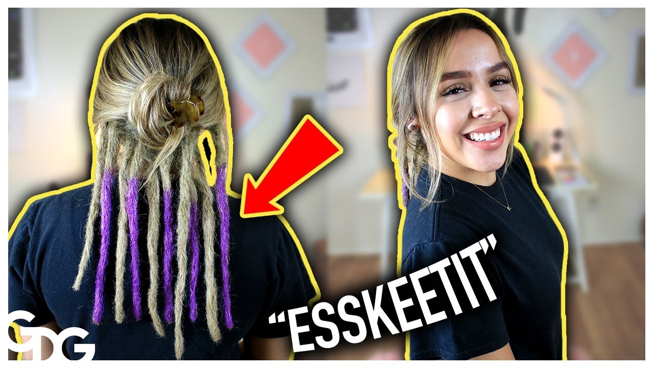 Dyeing My Wifes Dreadlocks Like Lil Pump - YouTube