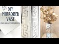 Mirrored Vase DIY || How To Make Elegant Home Decor Using DOLLAR TREE Mirrors