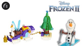 LEGO 40361 - Olaf's Traveling Sleigh - Frozen 2 - Speed Build Review