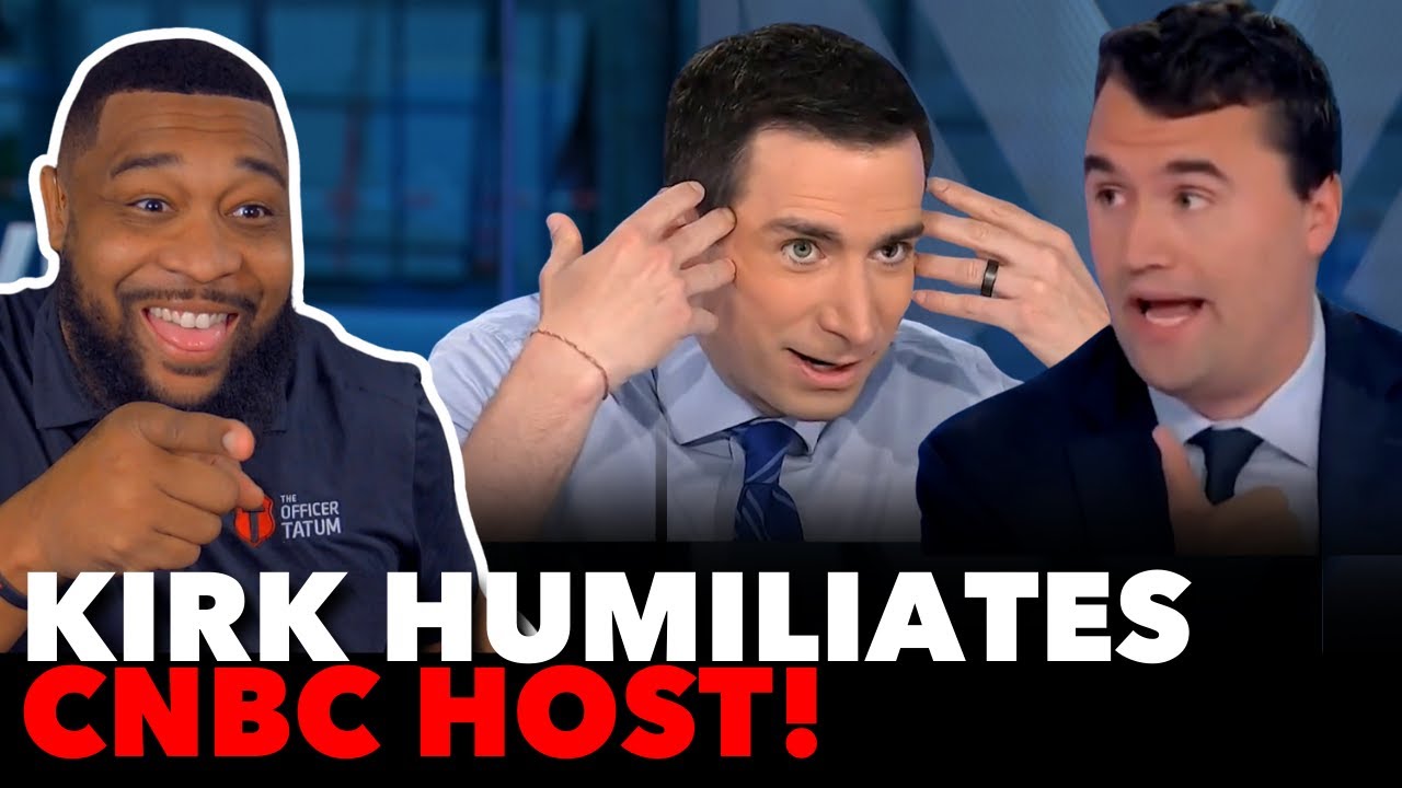 Liberal CNBC Host LOSES IT After Charlie Kirk FACT CHECK Him on Trump Economy ON LIVE TV