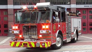 Orlando Fire Dept. Engine 1 & Rescue 1 Responding