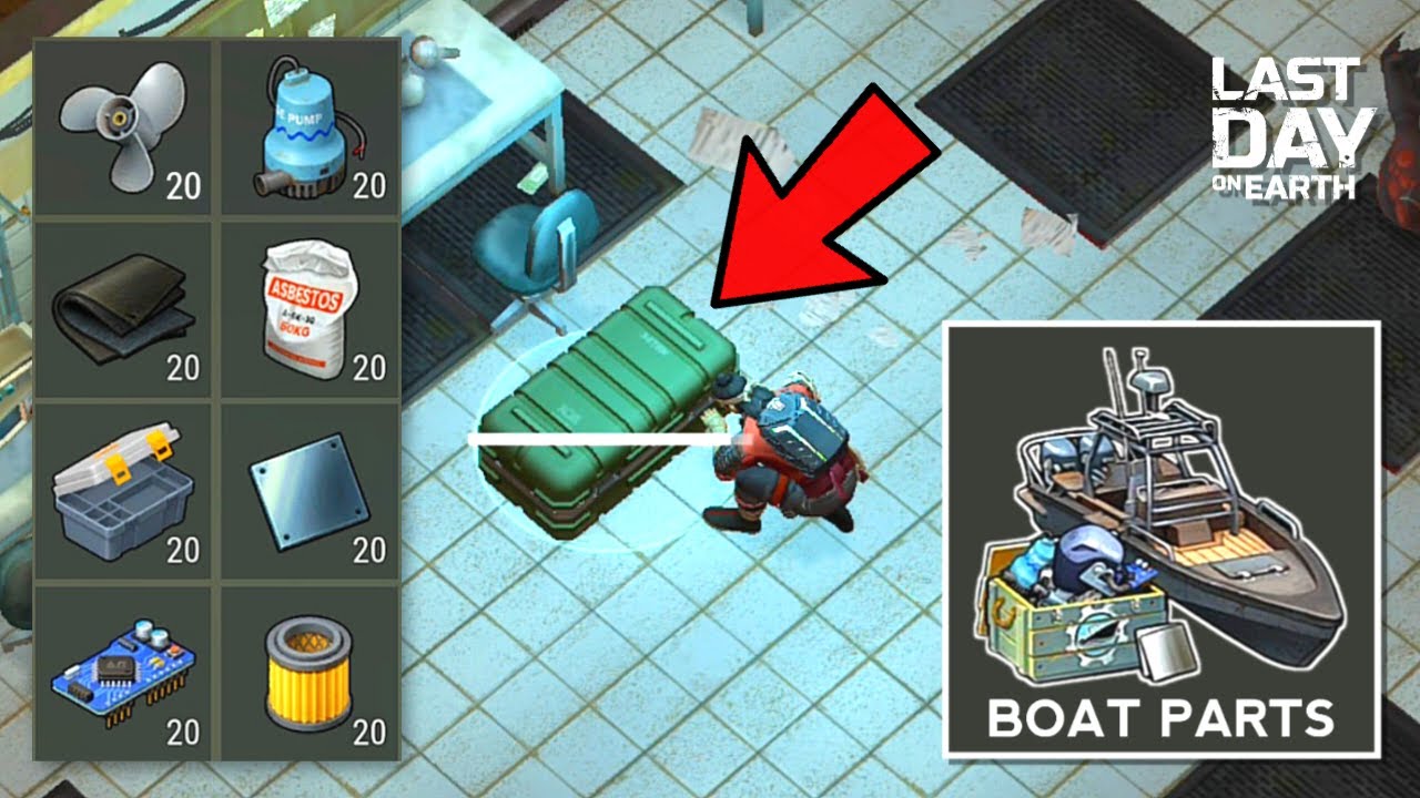 BEST PLACE TO GET BOAT PARTS EASILY FOR BEGINNERS - Last Day on Earth: Survival