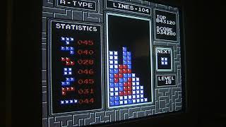 TETRIS NES NTSC, lvl 18, Tekeopao, 1.3M