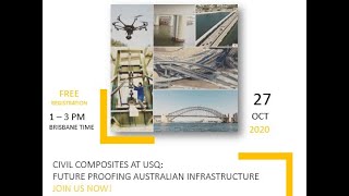 WEBINAR Civil Composites at USQ: Future proofing Australian infrastructure