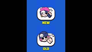 Old vs New Penny Animated Pins - #brawlstars #animatedpins #pennyremodel #penny #shorts