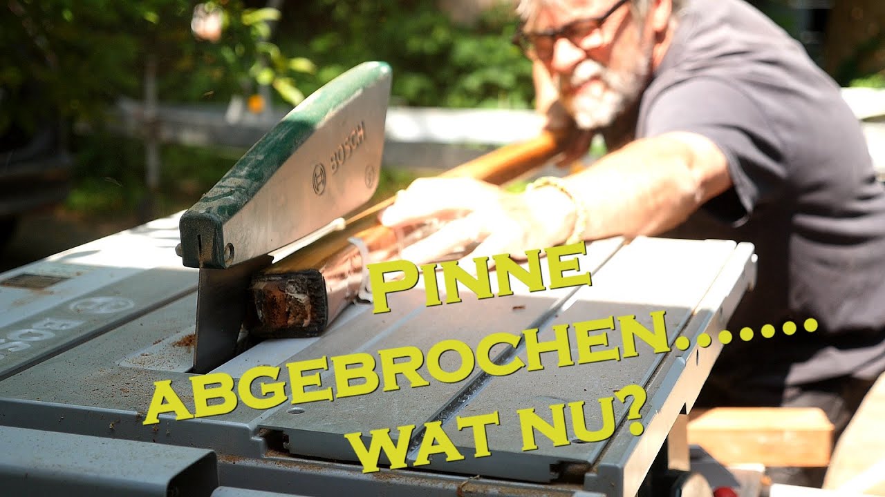 Pinne abgebrochen, wat nu? Wieso, warum und Reparatur!