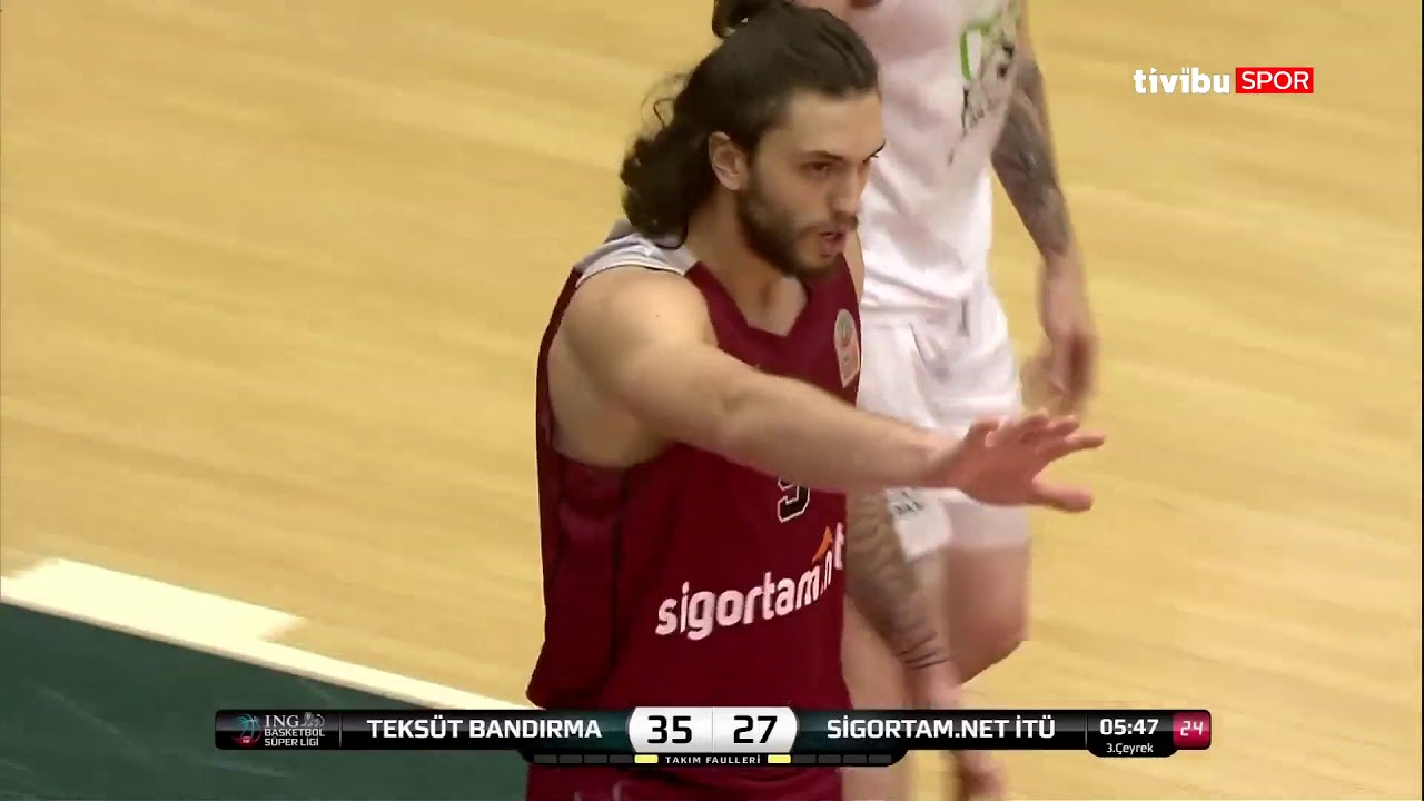 BSL 22. Hafta Karşılaşması TEKSÜT Bandırma BK-Sigortam.net İTÜ Basket