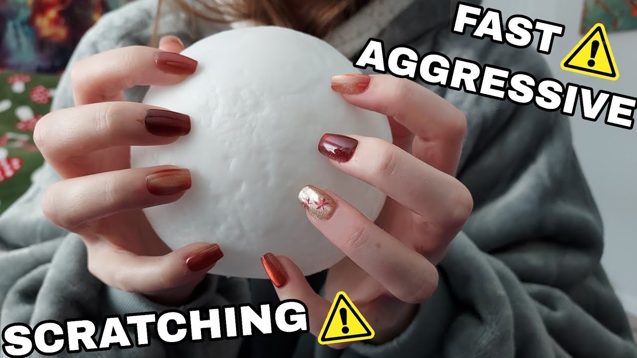 FAST AND AGGRESSIVE SCRATCHING ASMR (No talking) buckle up🚨