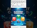 Coreldraw Alignment Command |Shortcuts| super easy trick #coreldraw