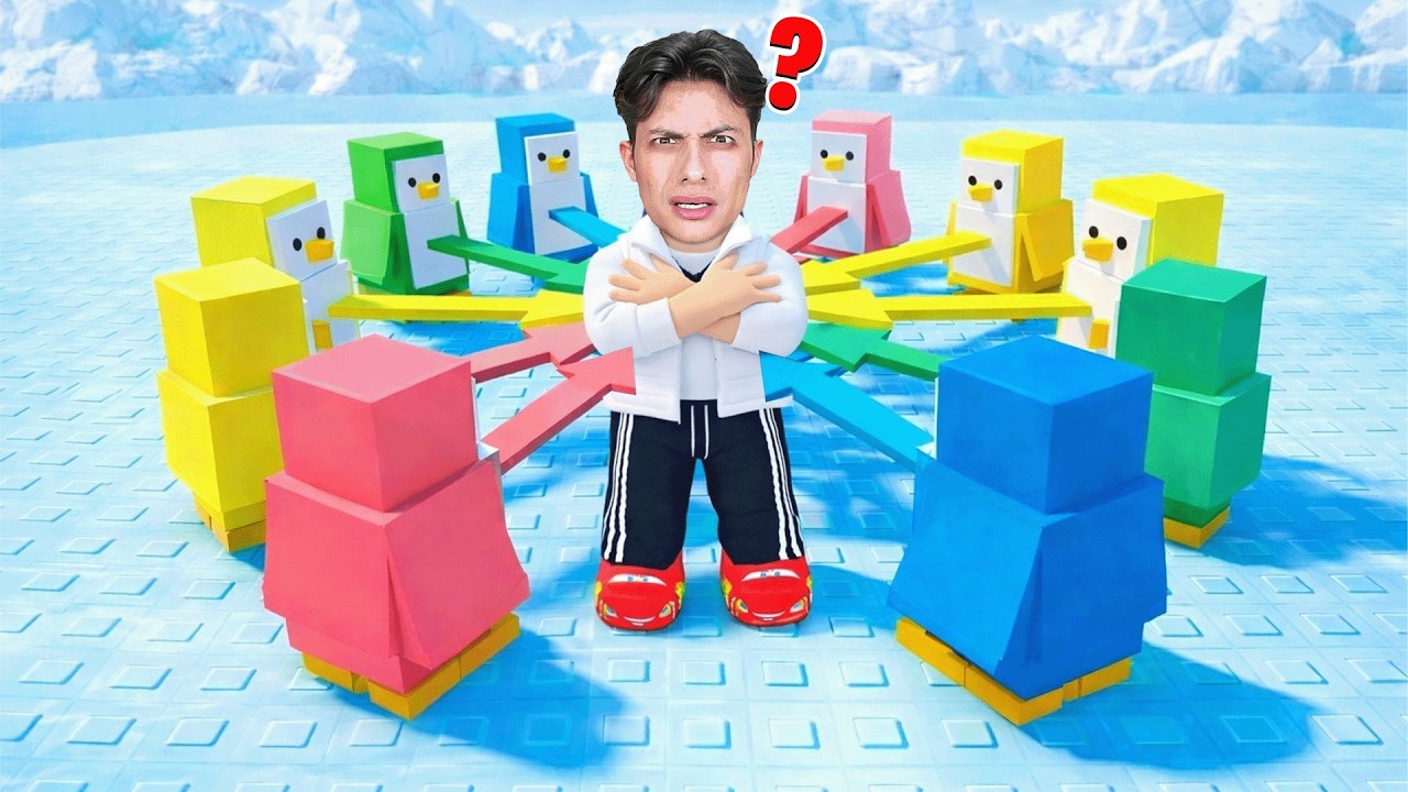 100 PINGOUINS ME POUSSE MAIS ILS SONT AVEUGLES...