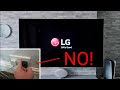 NEVER ! Do this with an LG OLED,here’s why