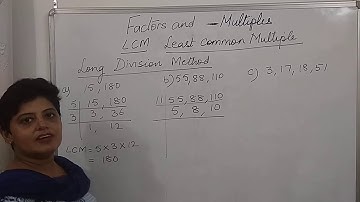 Online lecture Mathematics Class V, Chapter 5: Factors and Multiples - part 11