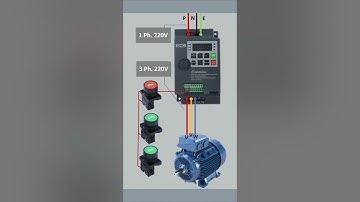 Three wire controlling of variable frequency drive VFD@CNCElectric1988