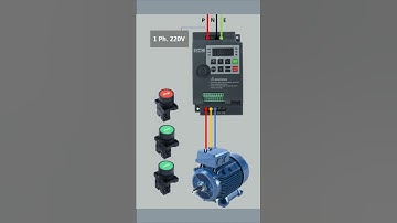 Three wire controlling of variable frequency drive VFD@CNCElectric1988