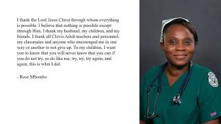 Clovis Adult Education AD 40 Vocational Nursing Graduation