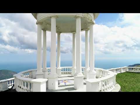 Крымский заповедник, беседка ветров 4К DJI Phantom 4 pro