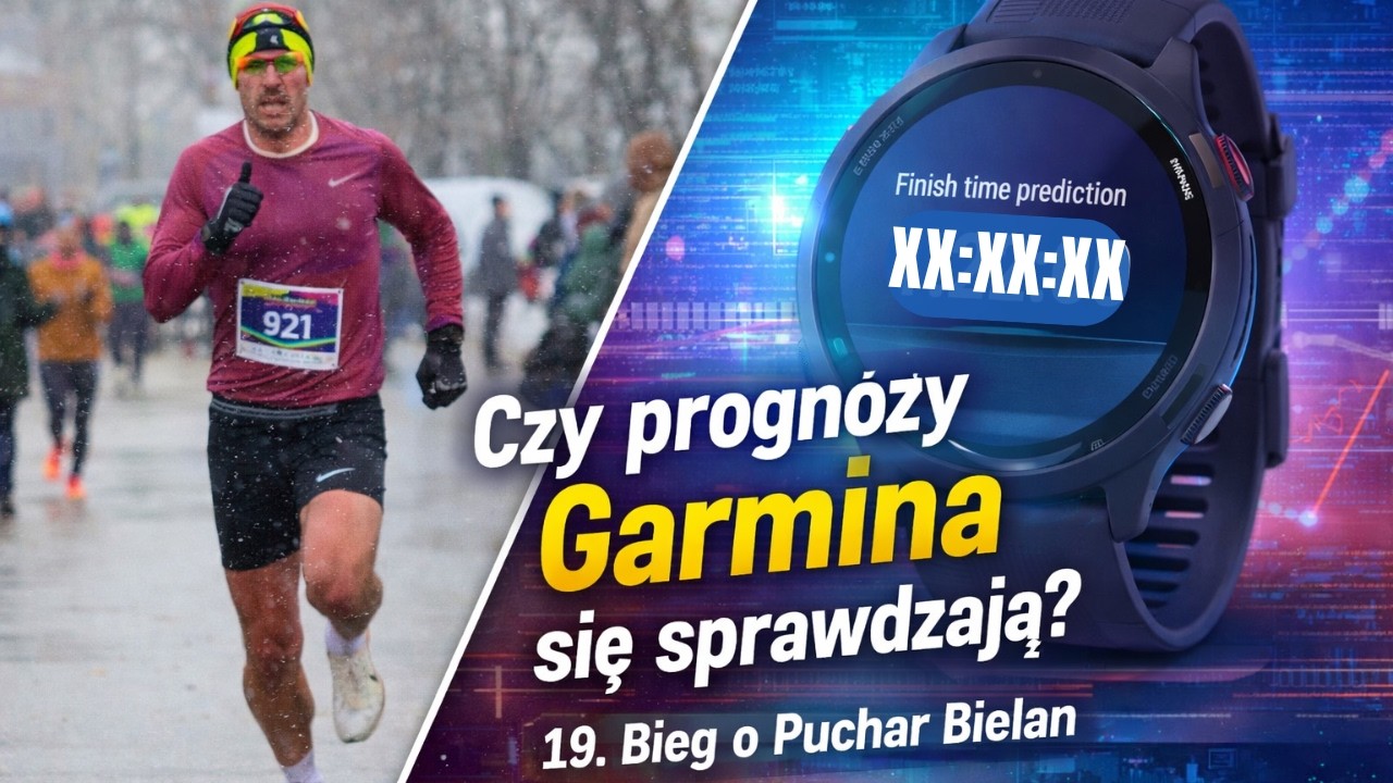 Prognoza Garmina vs wynik biegu 5 km | 19. Bieg o Puchar Bielan