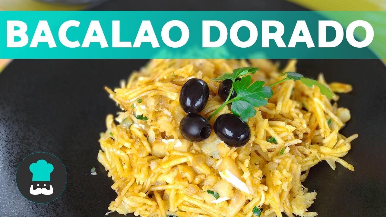 BACALAO DORADO o BACALAO à BRÁS portugués ✌️ Receta ORIGINAL - YouTube