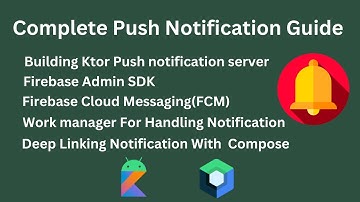 Complete Push Notification Guide In Android Using Ktor Server And Firebase Cloud Messaging