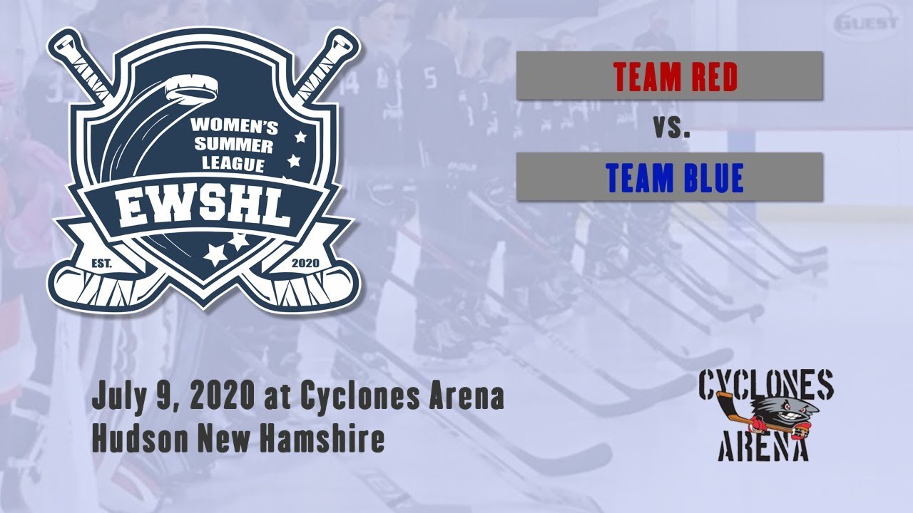 Elite Women's Summer Hockey League Red Team vs. Blue Team July 9