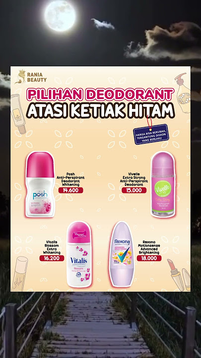 DEODORANT ANTI BIKIN KETIAK HITAM !!! 😍#deodorant #deodorants #ketiakhitam #like #fyp