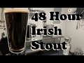 Brasser une irish stout avec du kveik sur clawhammer biab  du grain au verre