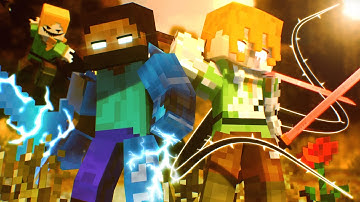 "Immortals" - A Minecraft Music Video - Herobrine vs Alexbrine vs Distorted Alex