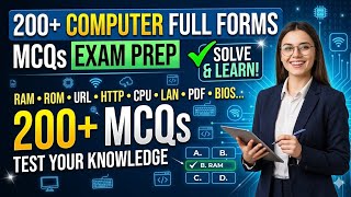 Top 200 Computer Related Full Forms for Competitive Exams