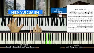 [Piano] NIỀM VUI CỦA EM | Huy Hùng | Hoà âm nâng cao đệm hát |