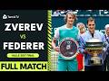 Roger Federer vs Alexander Zverev Halle 2017 Final FULL MATCH 🤩