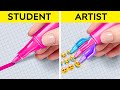 These Awesome Drawing and Writing Techniques Will Make You A Pro! 🎨✍️ | Hacks For Students 👩‍🏫