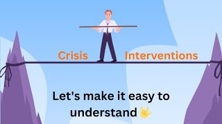 CRISIS INTERVENTION AND IT'S GOALS, TECHNIQUES, MODEL  || MENTAL HEALTH NURSING