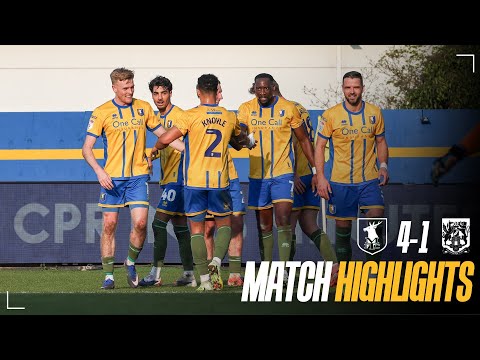 Highlights: Stags 4-1 Northampton  — football highlights