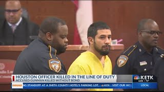 No bond for suspect in officer's death; mental illness cited