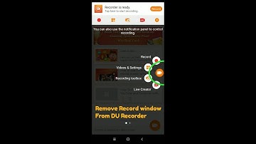 How To Remove Record Window From DU Recorder