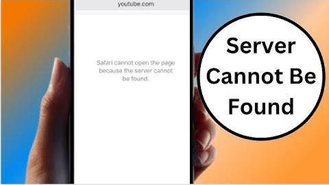 How to Fix Safari Cannot Open the Page Because the Server Cannot Be Found | iPhone | iPad | 2023