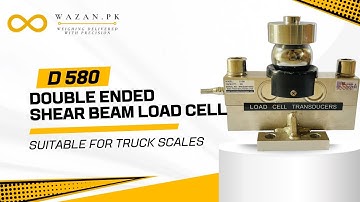 Max Technologies D 580 Double Ended Shear Beam Load Cell