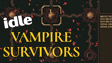 I made an idle clicker Vampire Survivors