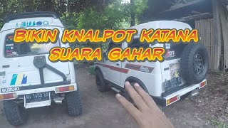 knalpot katana standart suara gahar